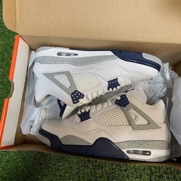 Air Jordan 4 Retro Midnight Navy B-Grade Men’s Size DH6927-140 NEW main image 4